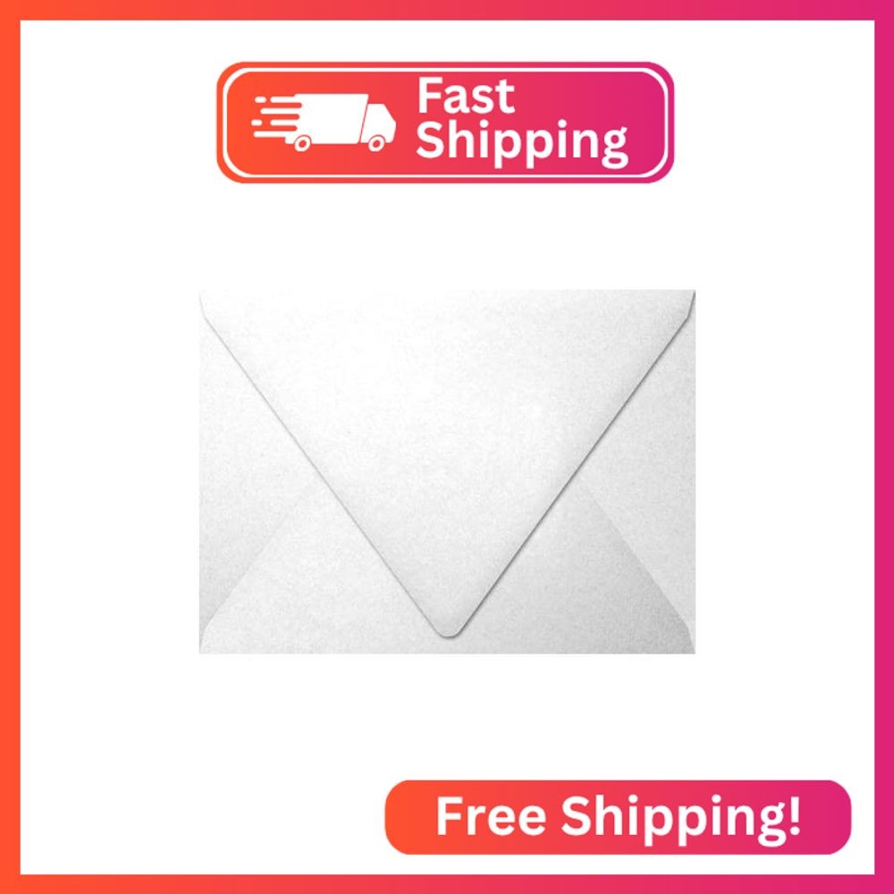 LUXPaper A7 Contour Flap Invitation Envelopes | 5 1/4\