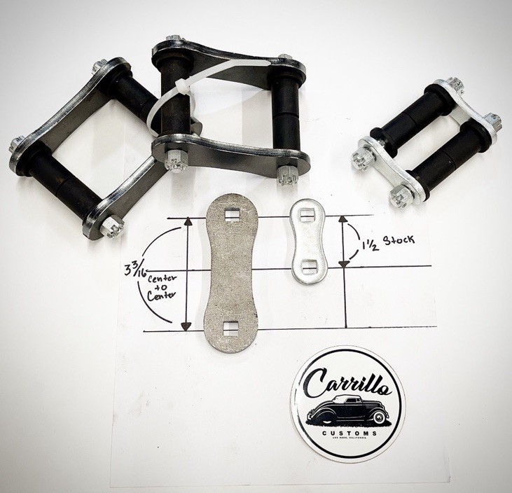 1936 Ford REAR lowering kit 1.5” Drop 35/36/37/38/39/40 Ford