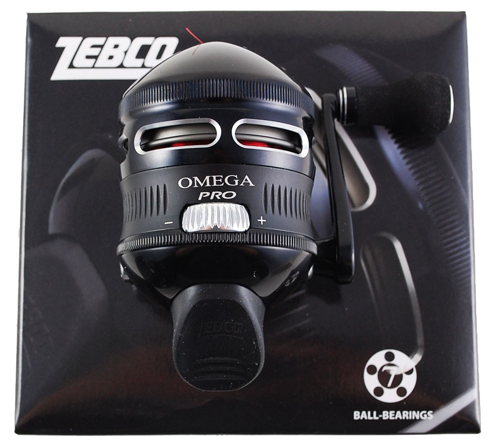 ZEBCO OMEGA PRO 3 Z03PRO 3.4:1 W/10LB LINE 7 BEARING SPINCAST REEL