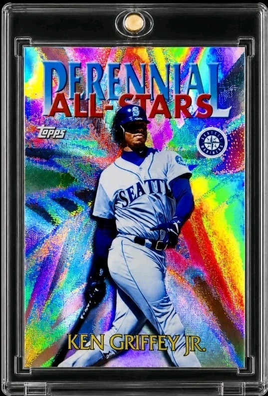 ✨1999 TOPPS ⚾️ PERENNIAL ALL-STARS REFRACTOR ✨ KEN GRIFFEY JR. #PA1 HOFER SP NM