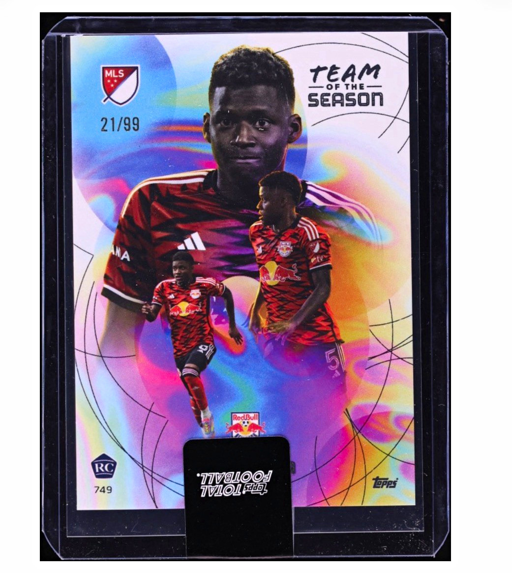 ToppsTF 2025 Omar Valencia New York RedBulls #749 TeamoftheSeasonRC /99 FIFA MLS ToppsTF 2025 Omar Valencia New York RedBulls #749 TeamoftheSeasonRC /99 FIFA MLS