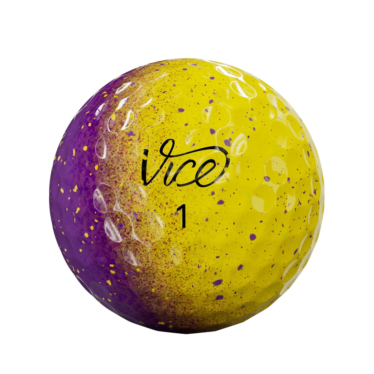 Vice Pro ROYAL GOLD Shade Drip Limited Edition Golf Balls