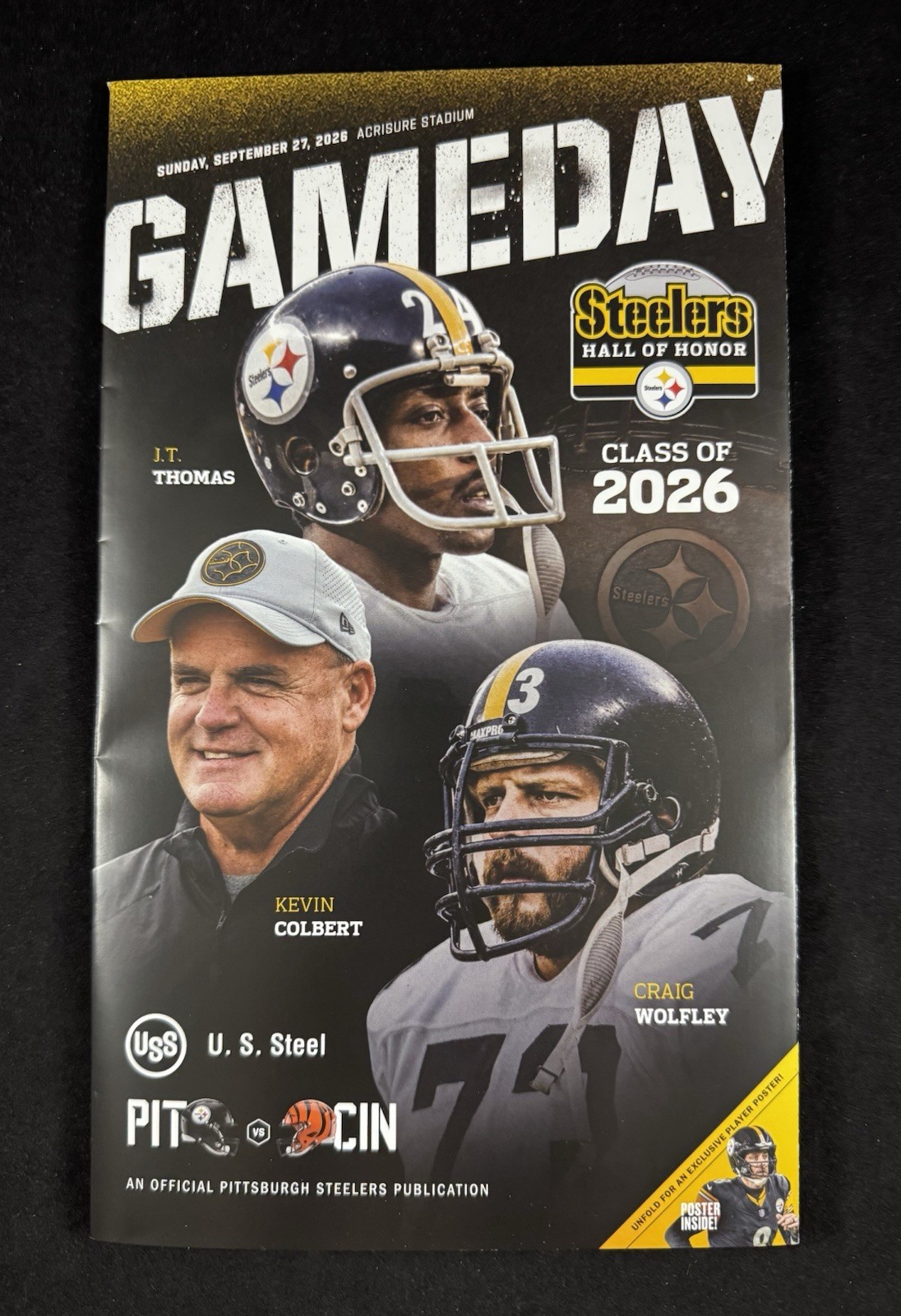 Pittsburgh Steelers vs. Cincinnati Bengals Official NFL GameDay 09-27-2026 Pittsburgh Steelers vs. Cincinnati Bengals Official NFL GameDay 09-27-2026