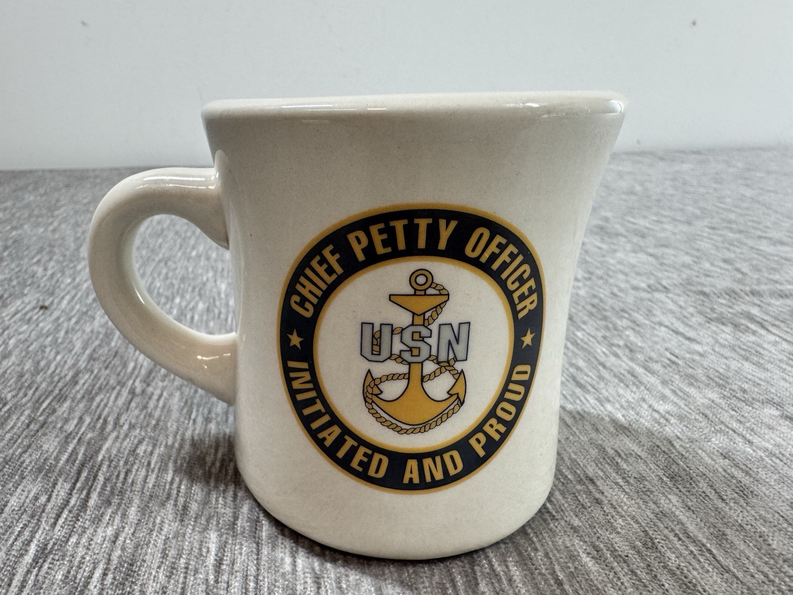 USN United States Navy Chief Petty Officer Initiated and Proud Coffee Mug Gift USN United States Navy Chief Petty Officer Initiated and Proud Coffee Mug Gift