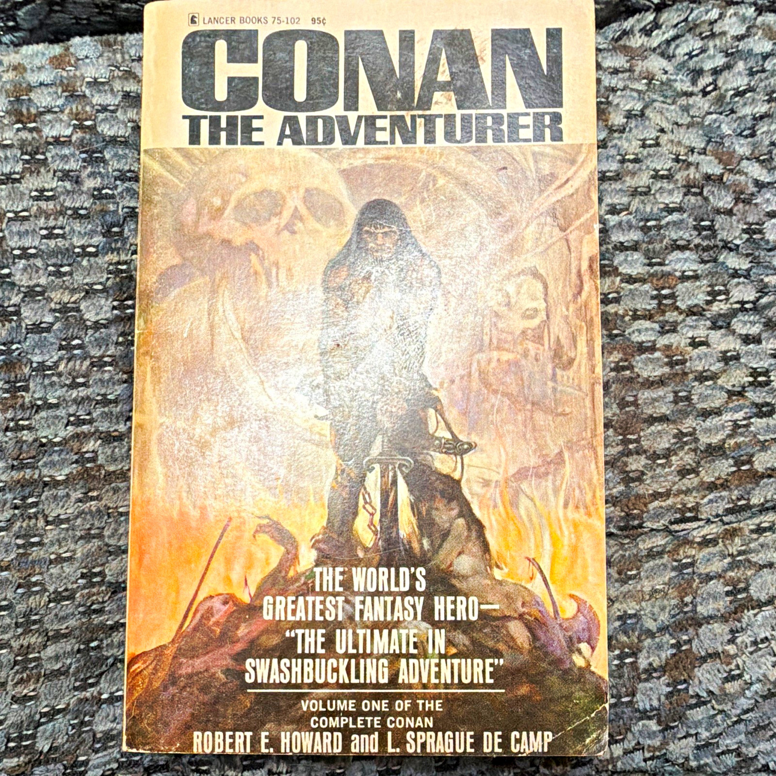 Robert E. Howard Conan the Adventurer Paperback 1966 Lancer Illustrated