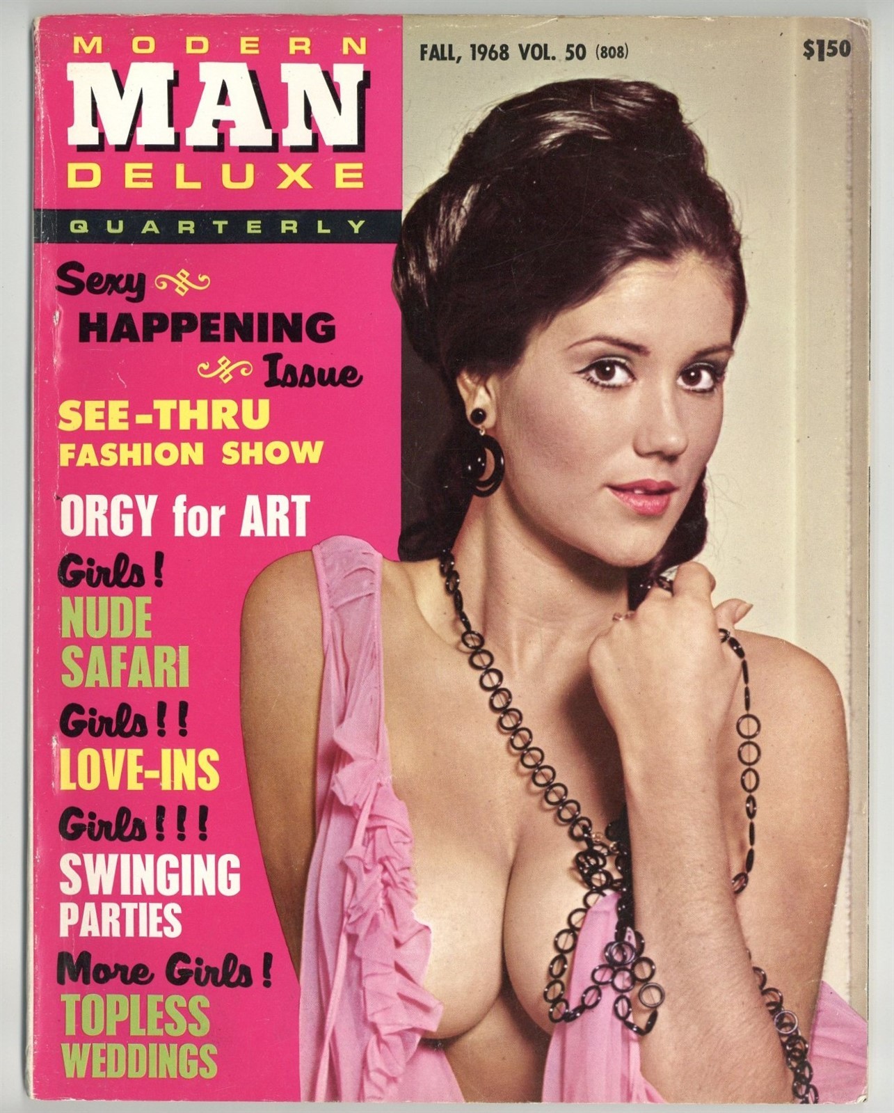 Modern Man Deluxe Quarterly 1968 Brandy Patrick 72pgs Pinup Magazine M40477 Modern Man Deluxe Quarterly 1968 Brandy Patrick 72pgs Pinup Magazine M40477