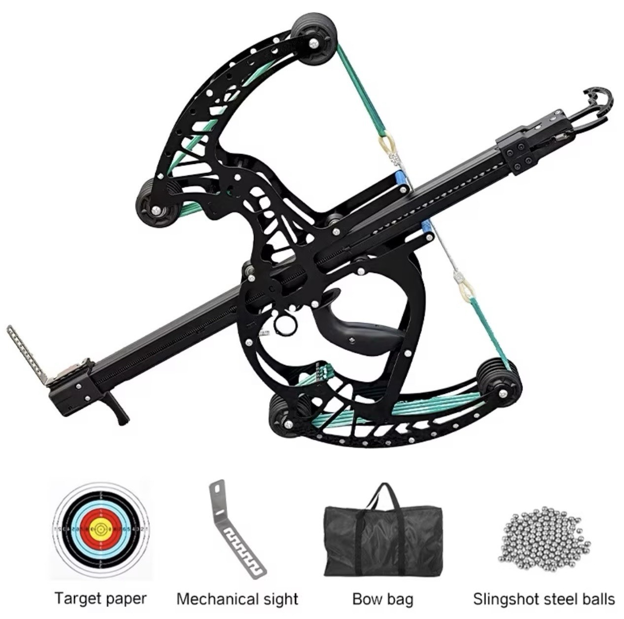 Metal Compound Bow With 50 Round Capacity For Target Shoot And Hunting Metal Compound Bow With 50 Round Capacity For Target Shoot And Hunting
