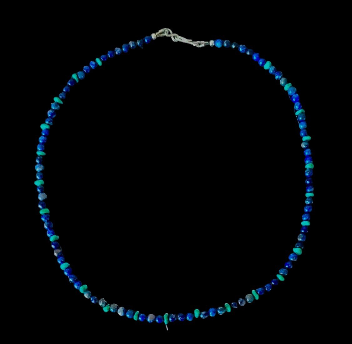 Native American Lapis & Arizona Turquoise Necklace Native American Lapis & Arizona Turquoise Necklace