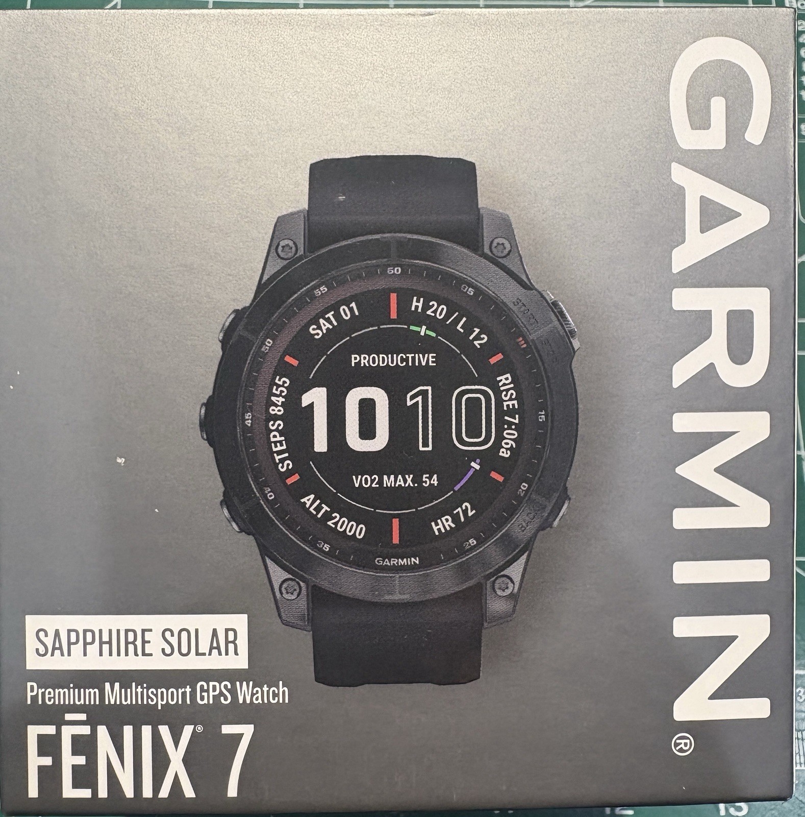 Garmin Fenix 7 Sapphire Solar Watch (010-02540) 47 mm, Color Black, New In Box Garmin Fenix 7 Sapphire Solar Watch (010-02540) 47 mm, Color Black, New In Box