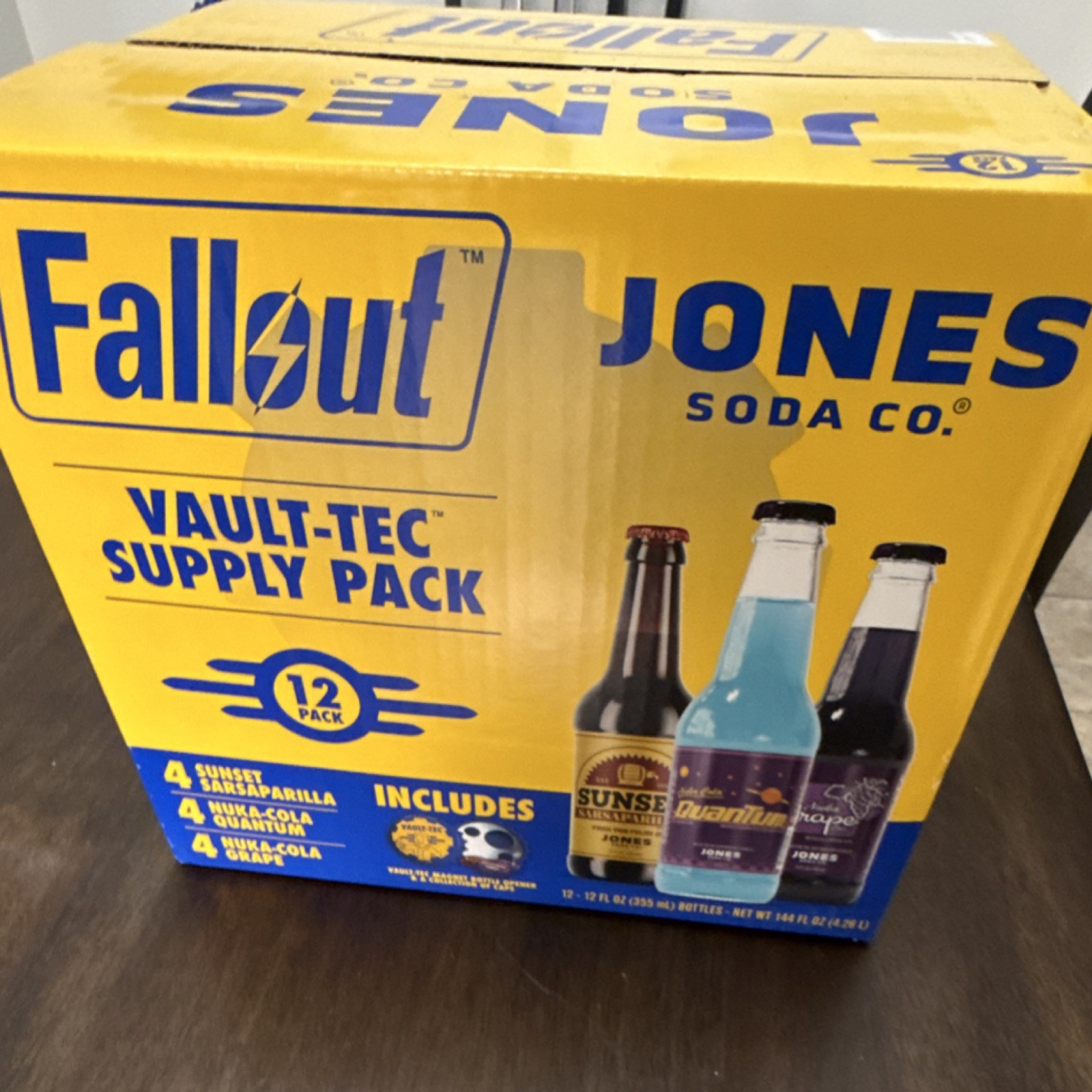 Jones Soda Co. Vault-Tec Supply Pack Fallout Limited Edition Vault Boy MPN L2202