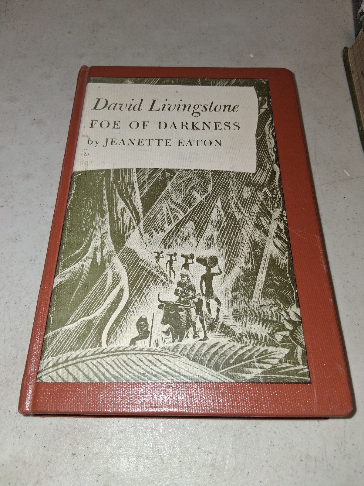 Vintage David Livingstone FOE OF DARKNESS by Jeanette Easton 1967 Library Bind