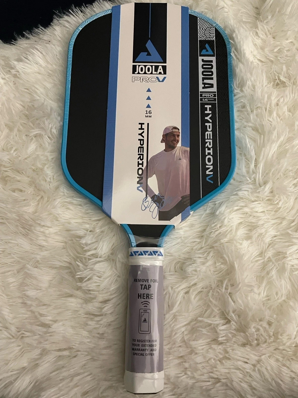 JOOLA Hyperion Pro V 16mm - Pickleball Paddle Bolt Blue