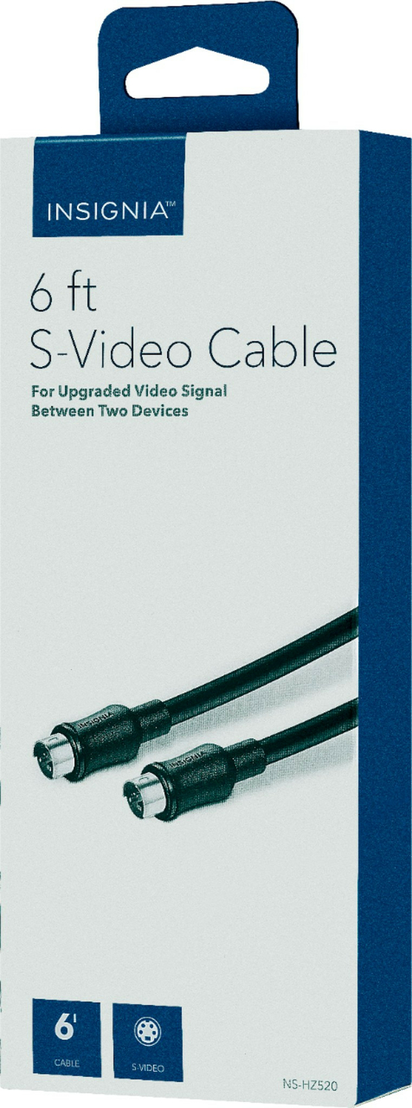 NEW Insignia NS-HZ520 6 foot S-Video Cable Black for Upgraded Video Image Signal NEW Insignia NS-HZ520 6 foot S-Video Cable Black for Upgraded Video Image Signal