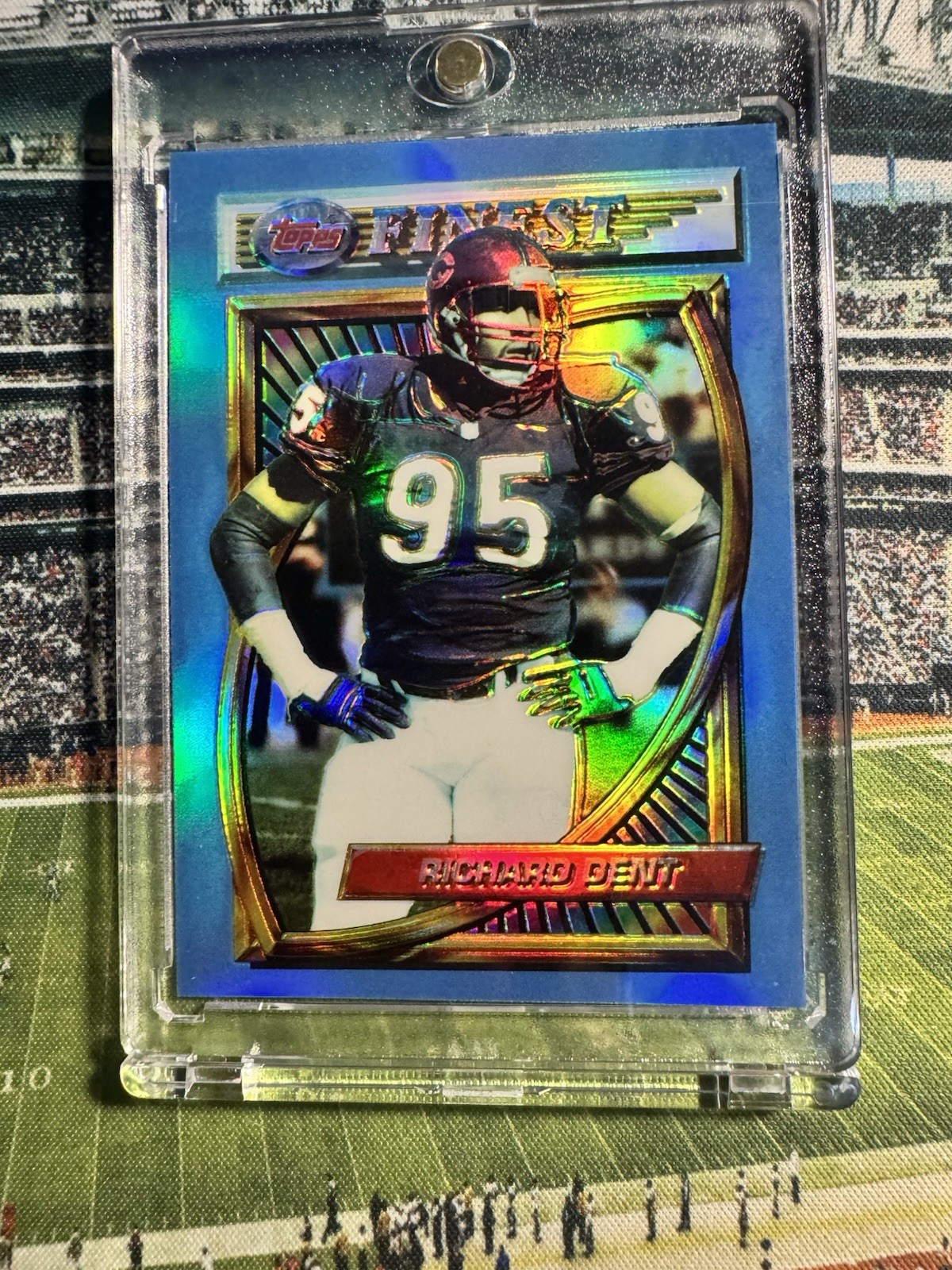 1994 Finest ✨Refractor ✨118 Richard Dent Chicago Bears FOOTBALL ✅ Rare SSP 1994 Finest ✨Refractor ✨118 Richard Dent Chicago Bears FOOTBALL ✅ Rare SSP