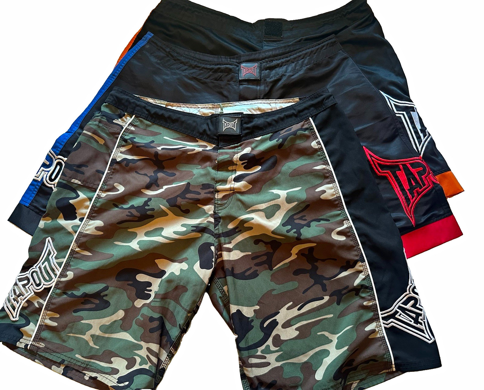 Tapout Men’s MMA Fight Shorts Size 38 Lot, Multi-Color Tapout Men’s MMA Fight Shorts Size 38 Lot, Multi-Color
