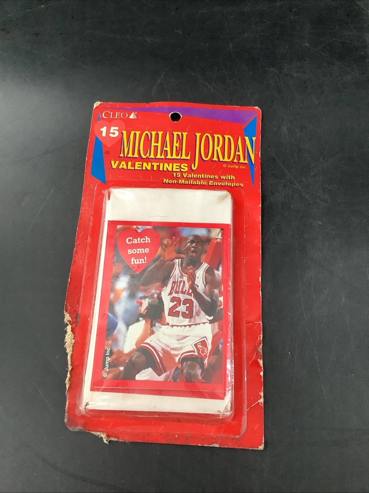 VTG 1991 Cleo Michael Jordan Valentines Day Cards Pack Sealed Chicago Bulls 15ct