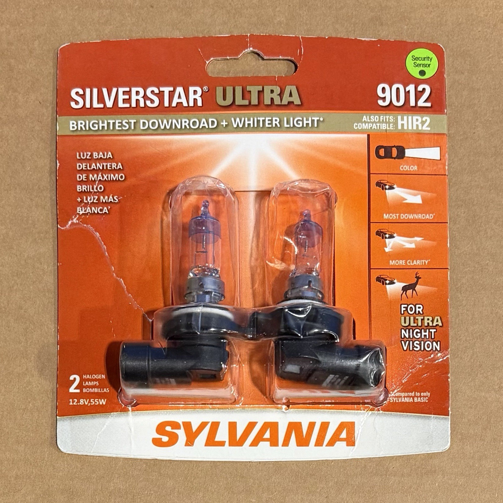 Sylvania 9012 Silverstar ULTRA High Performance Halogen Headlight Bulbs (2 Pack) Sylvania 9012 Silverstar ULTRA High Performance Halogen Headlight Bulbs (2 Pack)