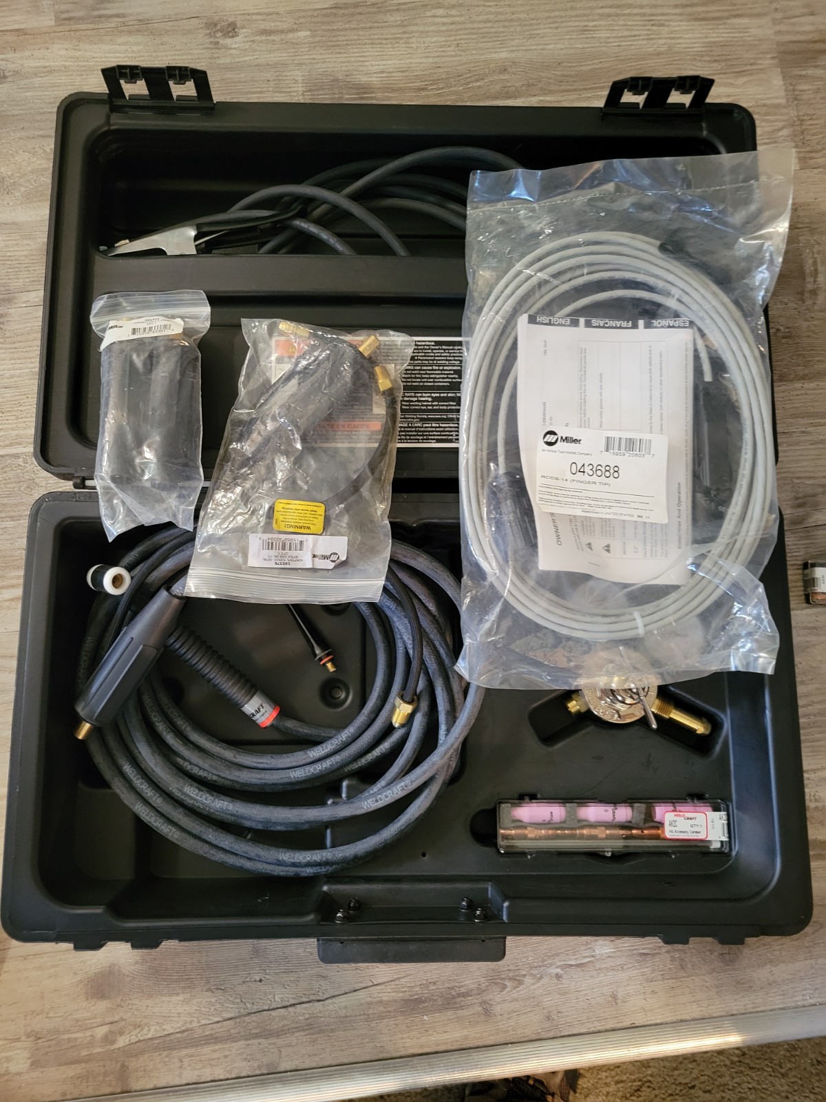 MILLER ELECTRIC CONTRACTOR KIT TIG/STICK MILLER ELECTRIC CONTRACTOR KIT TIG/STICK
