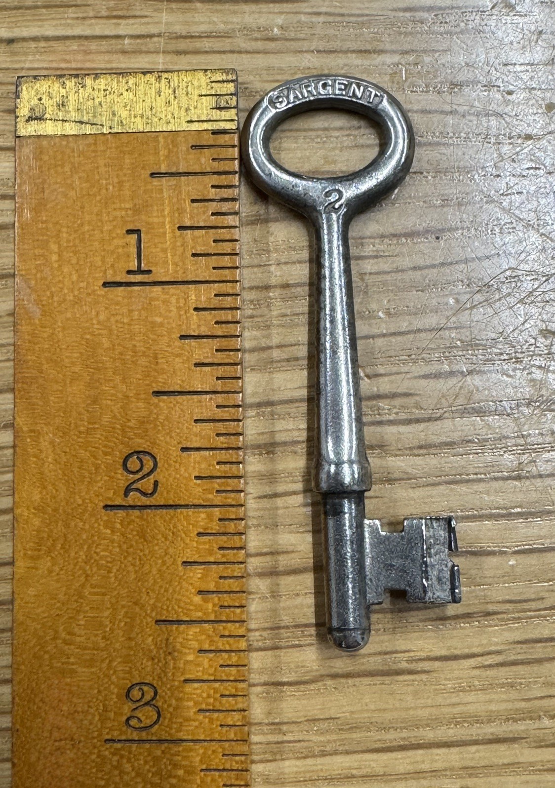 🌿 🗝️ Antique Skeleton Key Sargent #2 Mortise Key 🌿 🗝️ Antique Skeleton Key Sargent #2 Mortise Key