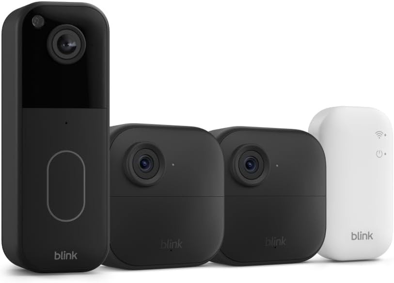 Amazon Blink Video Doorbell+Outdoor 4 Wireless smart security with two cameras Amazon Blink Video Doorbell+Outdoor 4 Wireless smart security with two cameras