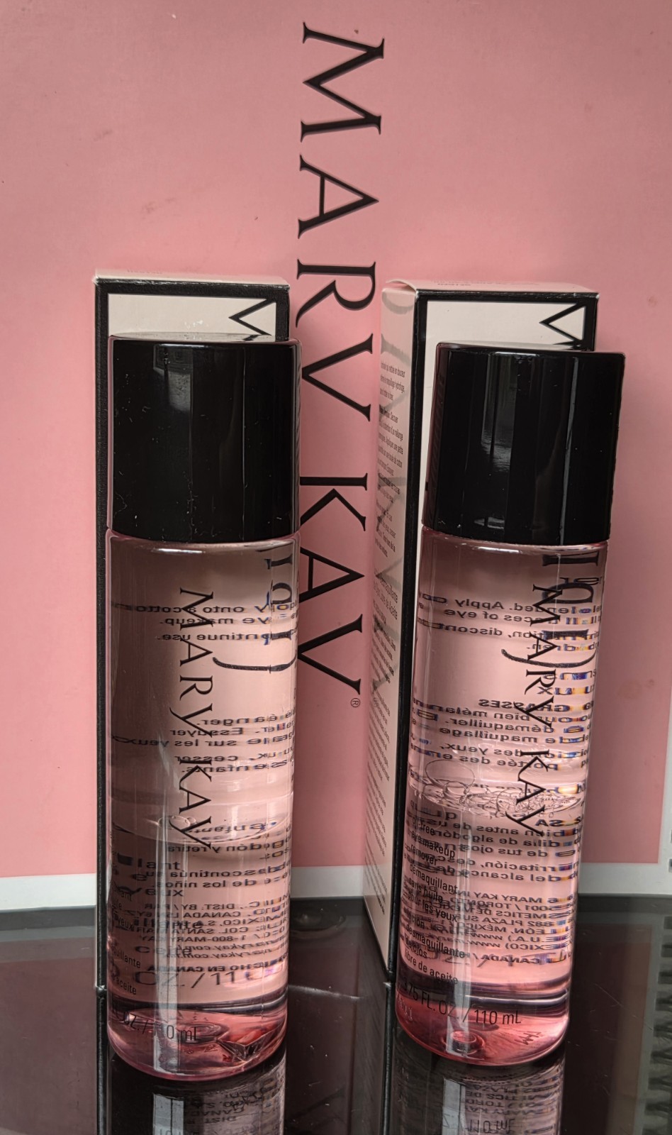 Lot of 2 Mary Kay Oil-Free Eye Makeup Remover 3.75oz each #029726 NEW IN BOXES Lot of 2 Mary Kay Oil-Free Eye Makeup Remover 3.75oz each #029726 NEW IN BOXES