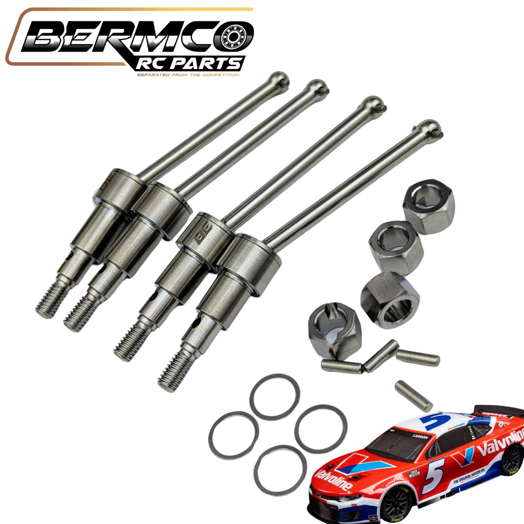 Bermco RC Parts Titanium Driveshaft Axle Set Losi Nascar + Asphalt Late Model