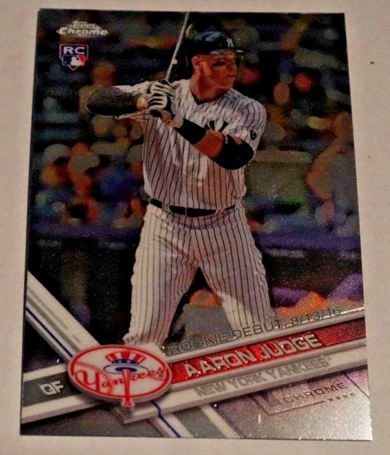 2017 Topps Chrome Update - Rookie Debut Aaron Judge #HMT50 (RC) 2017 Topps Chrome Update - Rookie Debut Aaron Judge #HMT50 (RC)