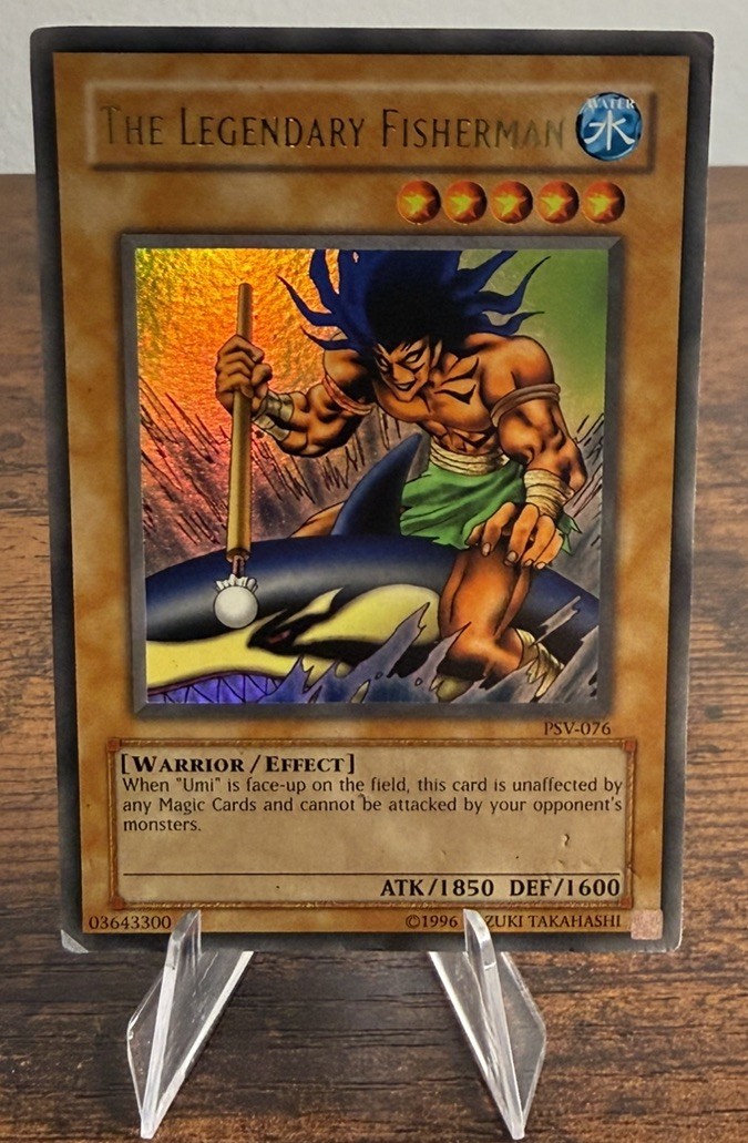 Vintage The Legendary Fisherman Yu-Gi-Oh PSV-076 Vintage The Legendary Fisherman Yu-Gi-Oh PSV-076