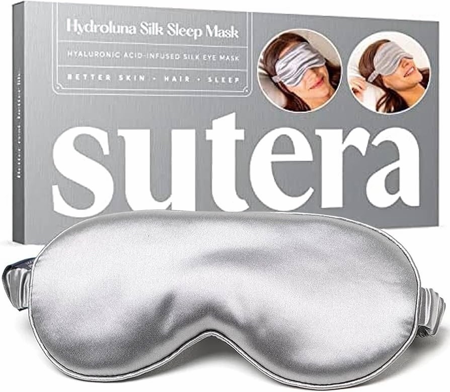 Sutera Hydroluna Silk Eye Mask for Sleeping - Hyaluronic Acid Hydrates Skin NEW Sutera Hydroluna Silk Eye Mask for Sleeping - Hyaluronic Acid Hydrates Skin NEW
