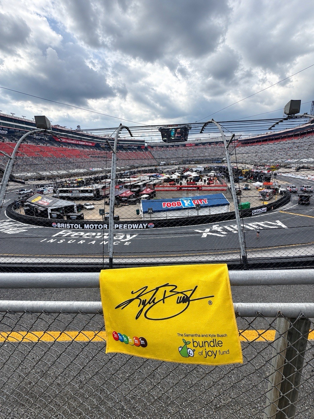 Kyle Busch Rally Towel. Bristol Motor Speedway Exclusive Towel. 9/19/26 Kyle Busch Rally Towel. Bristol Motor Speedway Exclusive Towel. 9/19/26
