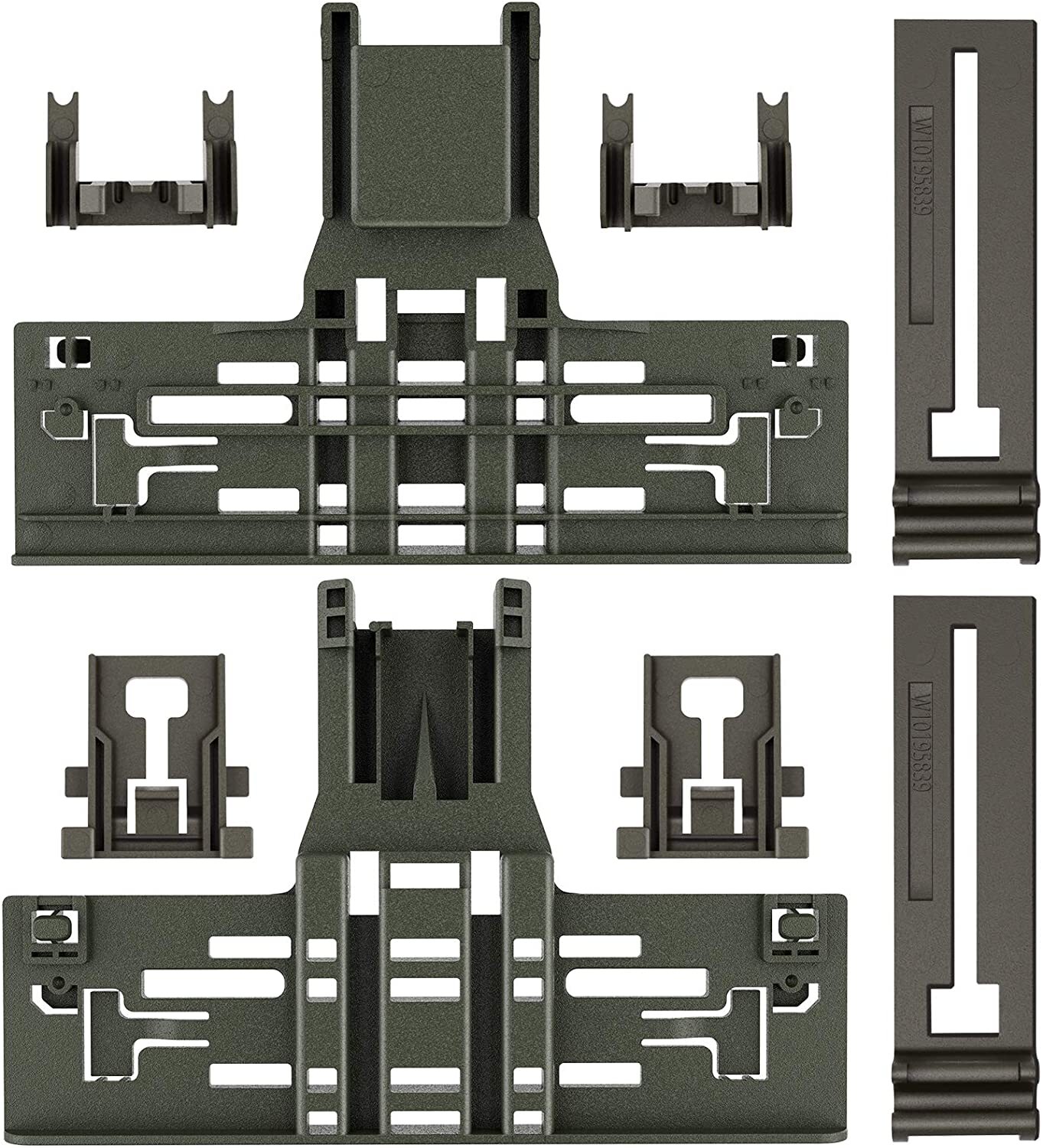 New 8X Upgraded W10546503 Dishwasher Upper Rack Adjuster - W10195840 W10195839