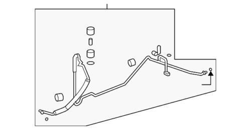 Genuine GM 2007-2012 Chevrolet GMC Saturn LS A/C Compressor Line Tube 22875372 Genuine GM 2007-2012 Chevrolet GMC Saturn LS A/C Compressor Line Tube 22875372
