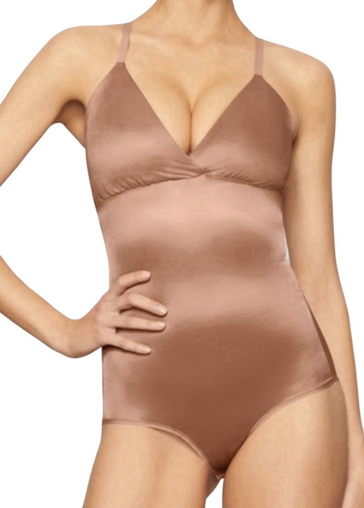 Skims Simply Bare Bodysuit Brief with Snaps - NWOT - Sienna Brown - 3XL Skims Simply Bare Bodysuit Brief with Snaps - NWOT - Sienna Brown - 3XL