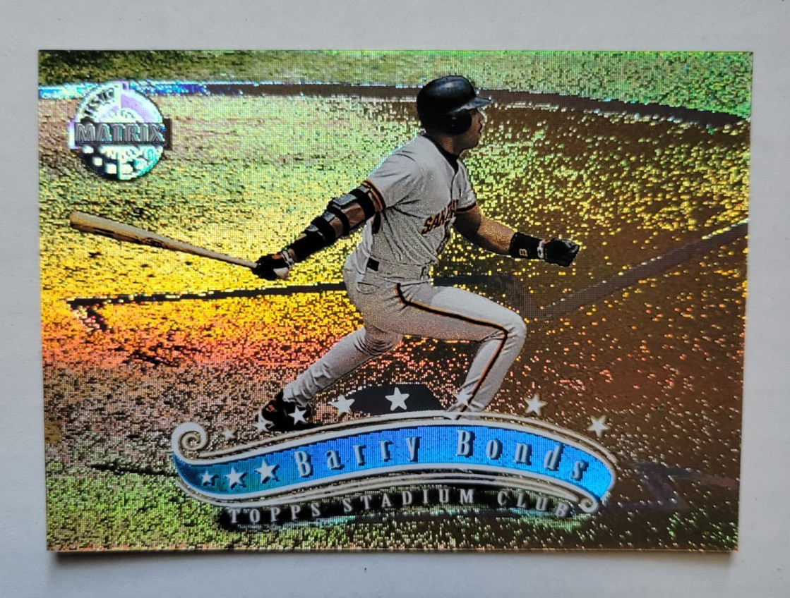 1997 Topps Stadium Club MATRIX #15 Barry Bonds Giants Refractor  *READ BELOW*