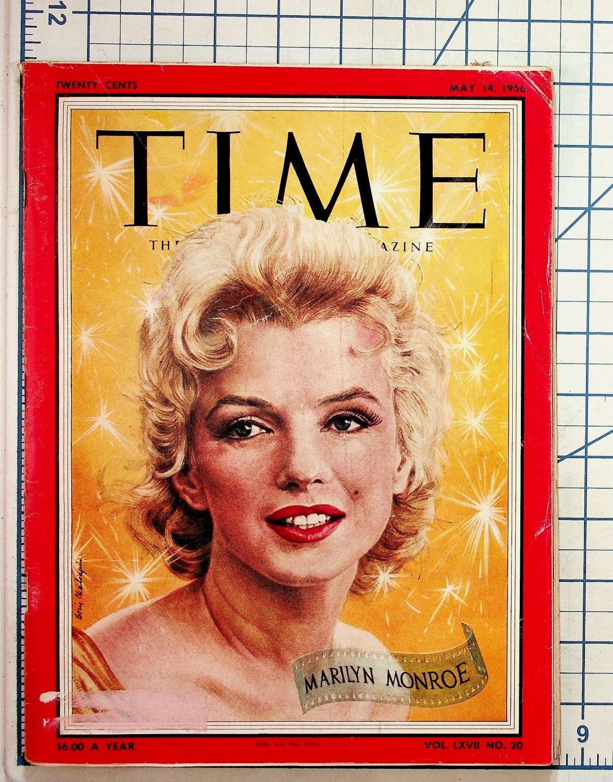 Time Magazine May 14 1956 Marilyn Monroe Cover Story Hollywood Icon