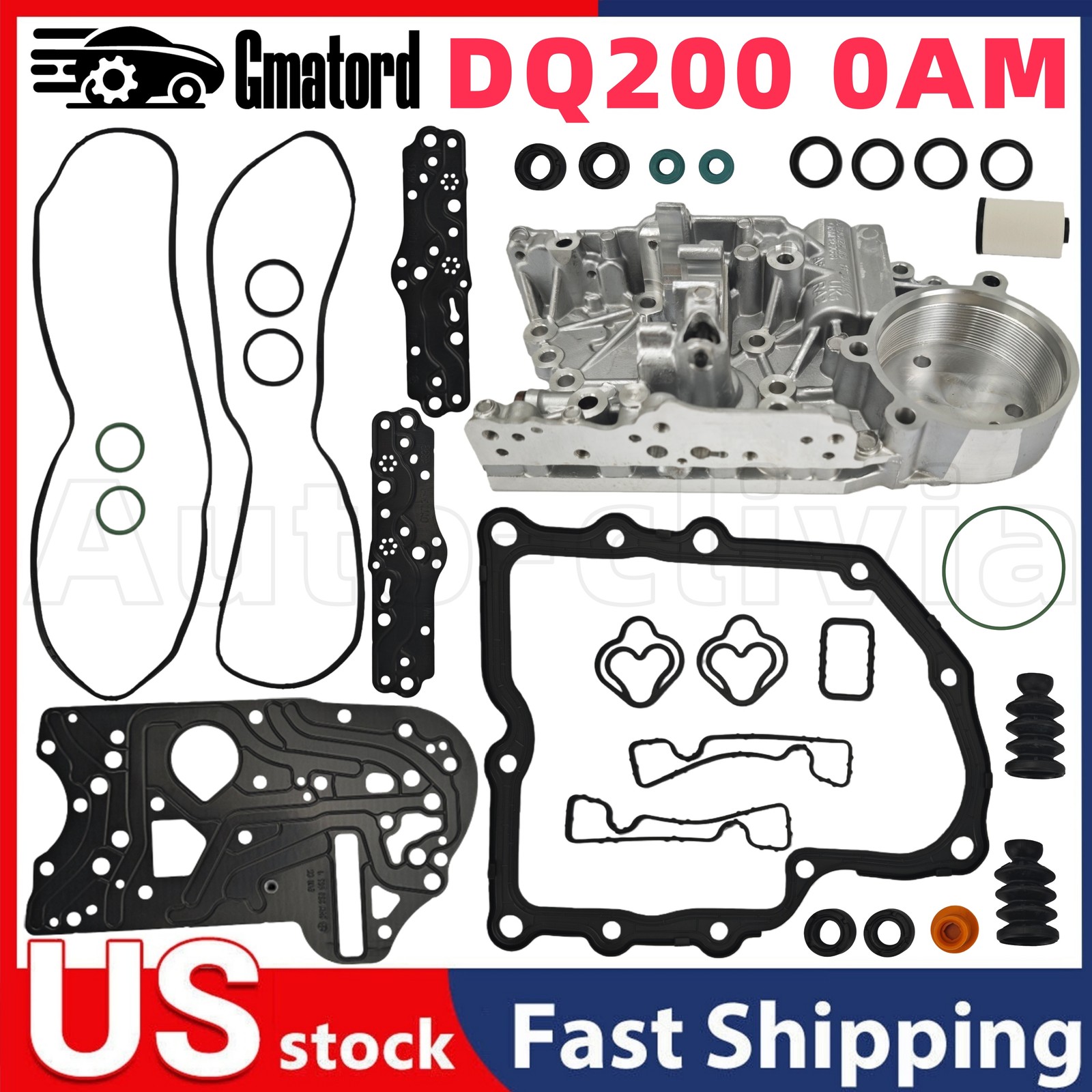 New Transmission Mechatronic Valve Body Repair Kit For DQ200 0AM For AUDI VW DSG