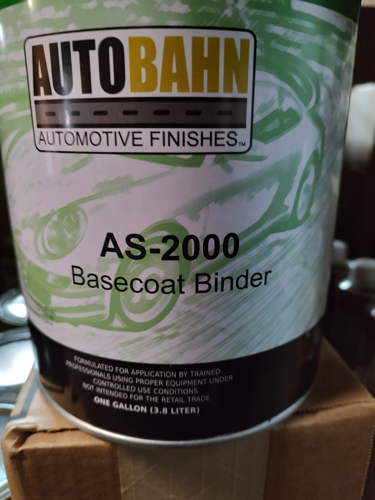 Basecoat Binder for Polyester toners or any dry pearls. Gallon Autobahn AS-2000 Basecoat Binder for Polyester toners or any dry pearls. Gallon Autobahn AS-2000