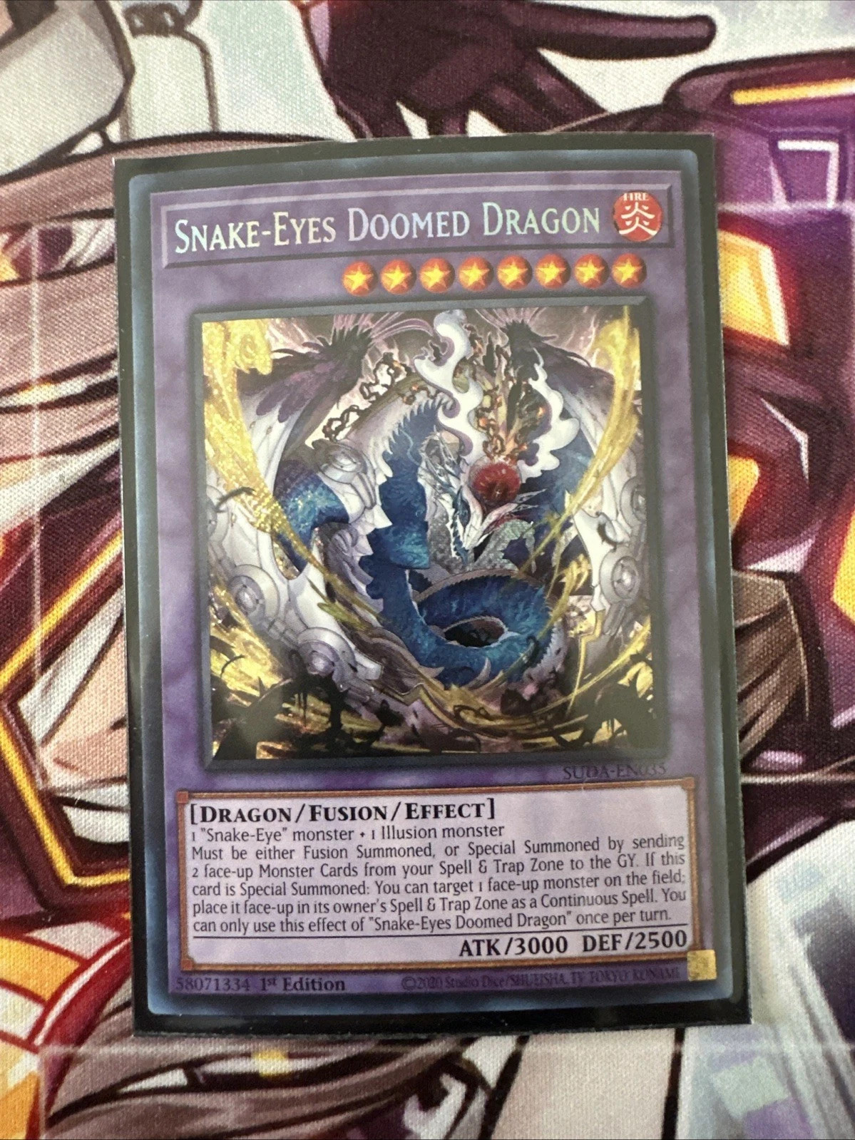 Yugioh Complete Snake Eye Deck Poplar Doomed Dragon Fiendsmith **HOT** + Bonus