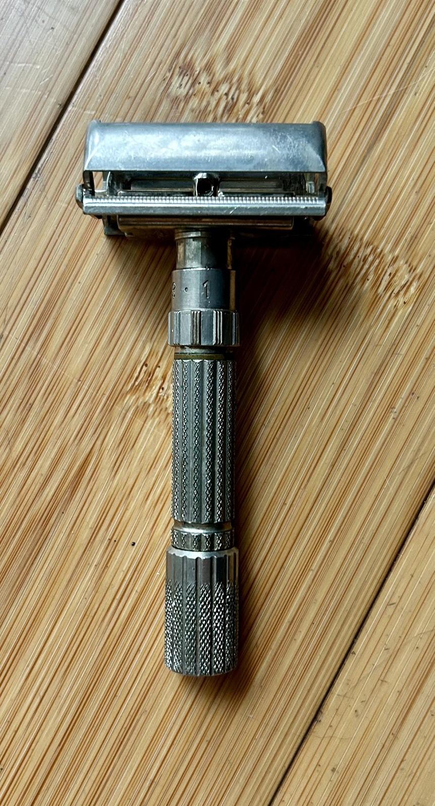 Vintage Gillette Fatboy Adjustable Safety Razor/1961 G2 Vintage Gillette Fatboy Adjustable Safety Razor/1961 G2