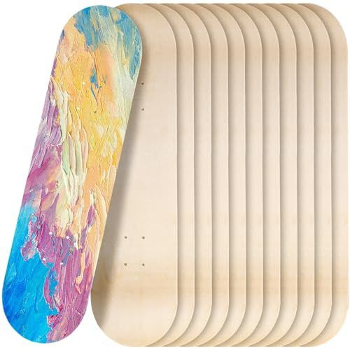 Meooeck 12 Pack Blank Skateboard Decks about 7.9 x 31\