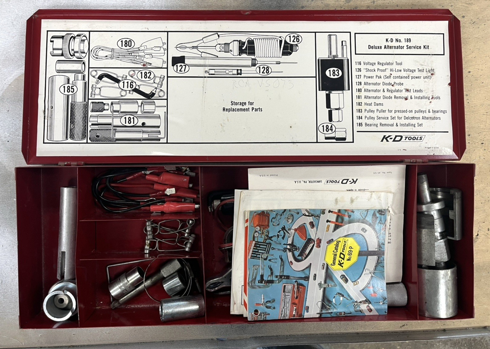 K-D Tools Delux Alternator Service Kit No. 189
