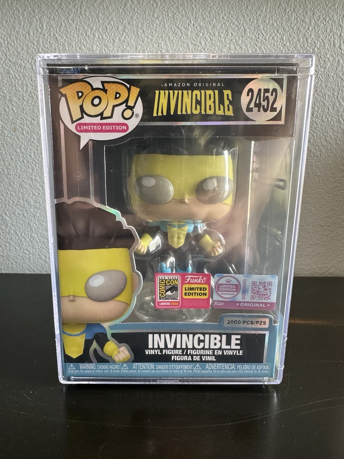 Funko SDCC 2026 Excl Invincible LE 2000 *OFFICIAL STICKER* Funko SDCC 2026 Excl Invincible LE 2000 *OFFICIAL STICKER*