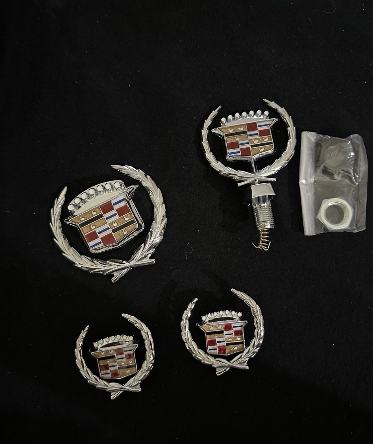1980-1992 Cadillac Brougham Emblem Set 1980-1992 Cadillac Brougham Emblem Set