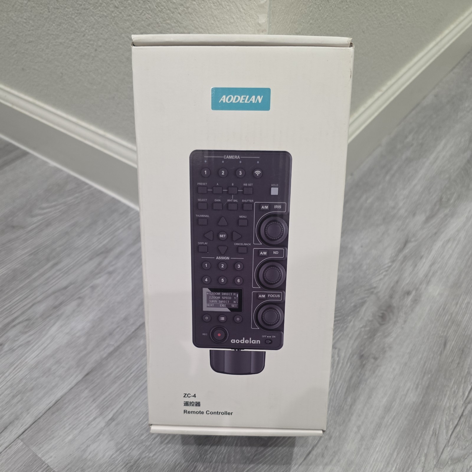 AODELAN Wireless Camcorder with Lanc Zoom Controller for Sony