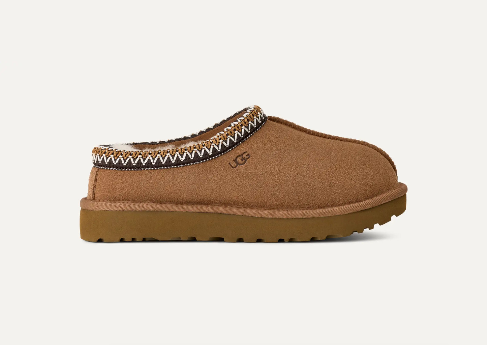NEW UGG Women's Tasman II Slipper Authentic Chestnut, Black Size Women's US 5-12
