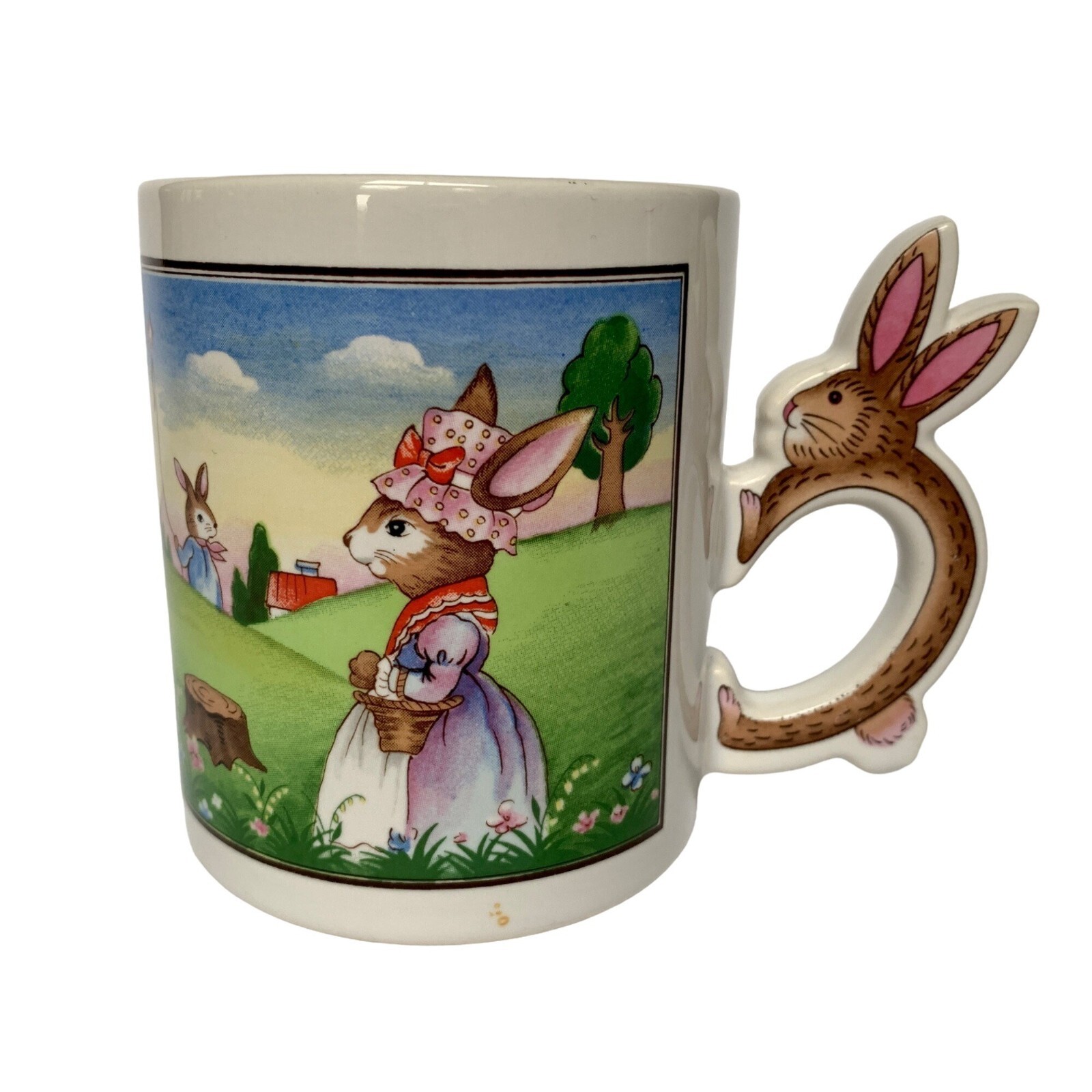 Vintage | Enesco Easter Bunny Rabbit Handled Coffee Mug Vintage | Enesco Easter Bunny Rabbit Handled Coffee Mug