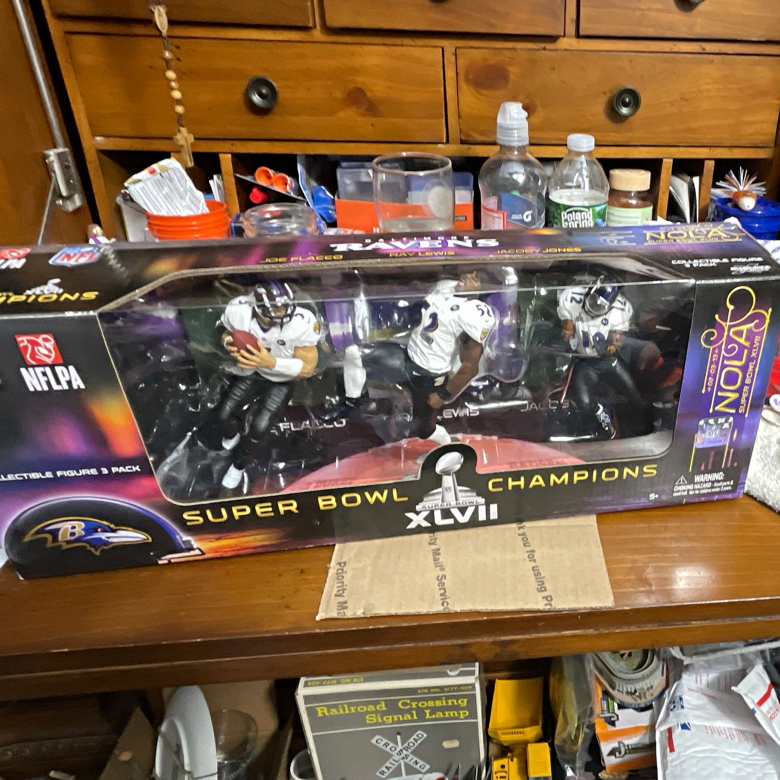 McFarlane's Sportspicks Ravens Super Bowl XLVII Champions 3-Pack Figures McFarlane's Sportspicks Ravens Super Bowl XLVII Champions 3-Pack Figures
