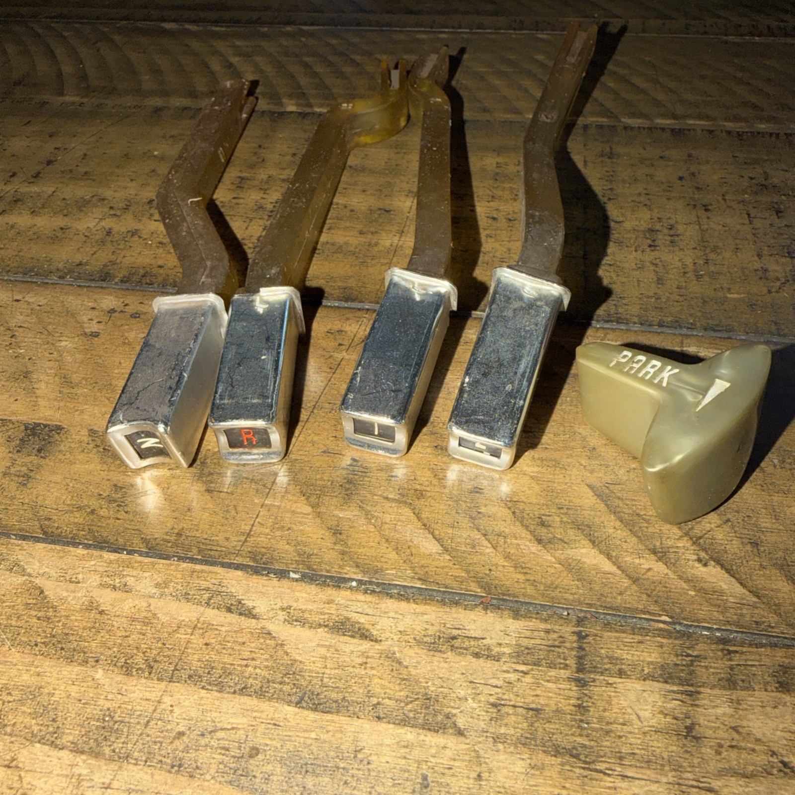 Vintage NOS OEM Mopar Push Button Gear Selectors park neutral 1st 2nd unknown Vintage NOS OEM Mopar Push Button Gear Selectors park neutral 1st 2nd unknown