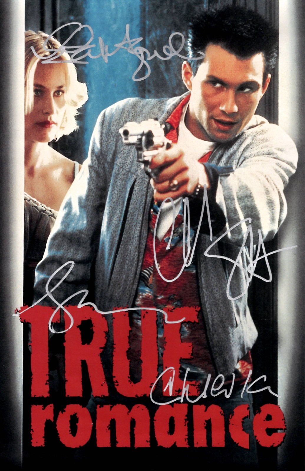TRUE ROMANCE Signed Poster 11x17 Artist