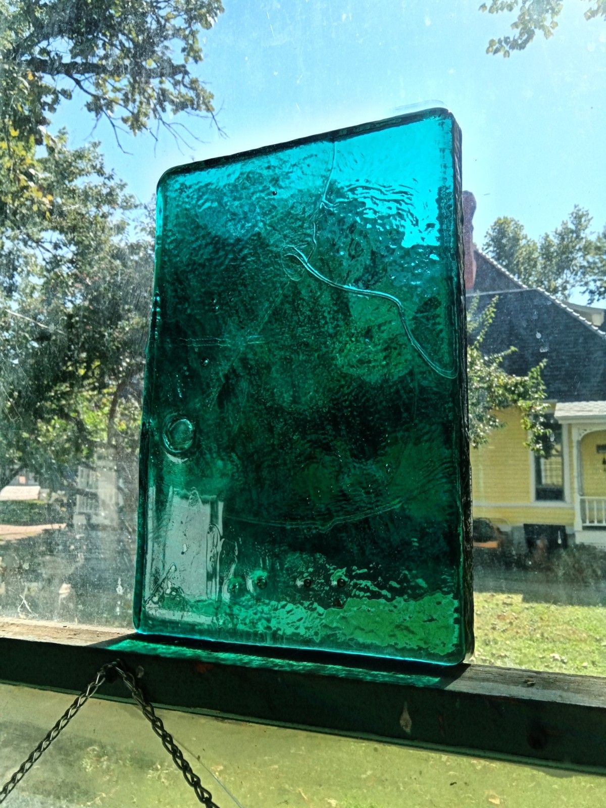 Blenko De Verre-Just Beautiful AQUA GREEN #5052 - Untouched or Worked Rare Blenko De Verre-Just Beautiful AQUA GREEN #5052 - Untouched or Worked Rare